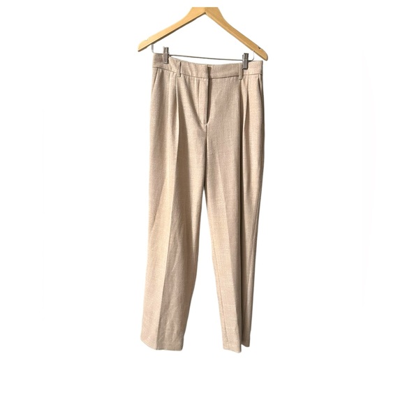 HOUSE OF HARLOW 1960 Tan Wide Leg Trouser Pants 8 - Picture 2 of 5